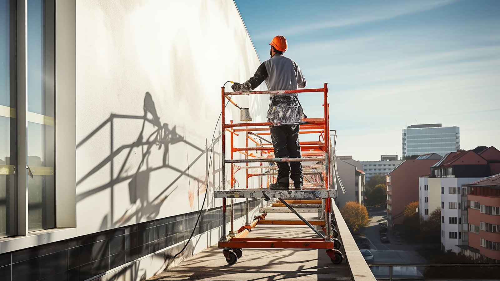 Pintar e isolar no verão Preparar o edifício para a chuva e o frio