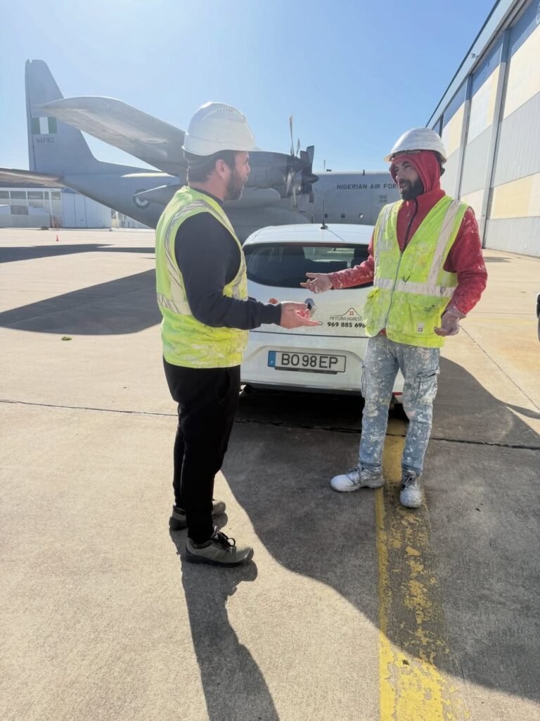 Pintura Agreste participa na construção do novo edifício de tratamentos eletrolíticos da OGMA, Alverca
