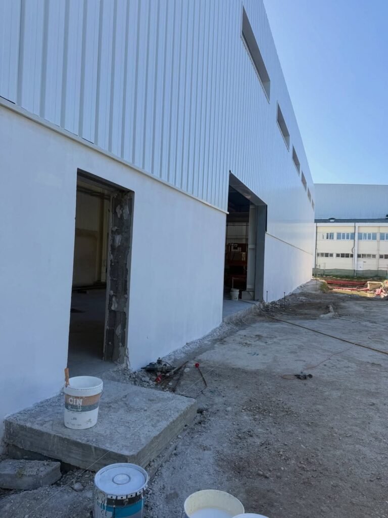 Pintura Agreste participou na construção do novo edifício de tratamentos eletrolíticos da OGMA, em Alverca